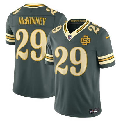 Men's Xavier McKinney Green Bay Packers 2026 Rivalries Collection Stitched Limited Jersey - Green