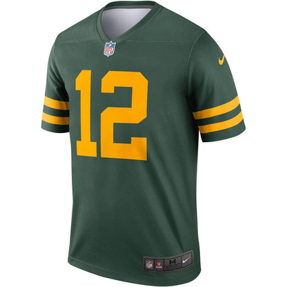 Men's Green Bay Packers Aaron Rodgers Green Alternate Legend Player Performance Top
