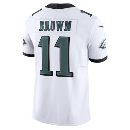 Men's A.J. Brown White Philadelphia Eagles Vapor F.U.S.E. Limited Jersey