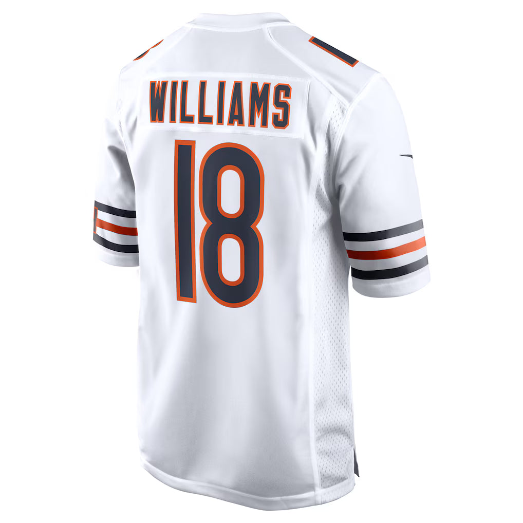 Men's Caleb Williams White Chicago Bears First Round Pick Player Game Jersey