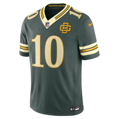 Men's Jordan Love Green Bay Packers 2026 Rivalries Collection Stitched Limited Jersey - Green