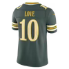 Men's Jordan Love Green Bay Packers 2026 Rivalries Collection Stitched Limited Jersey - Green