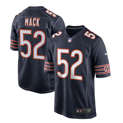 Khalil Mack Chicago Bears Game Jersey - Navy